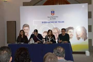 Presentación de los trámites de aprobación del nuevo PGO de Telde (Foto TA)